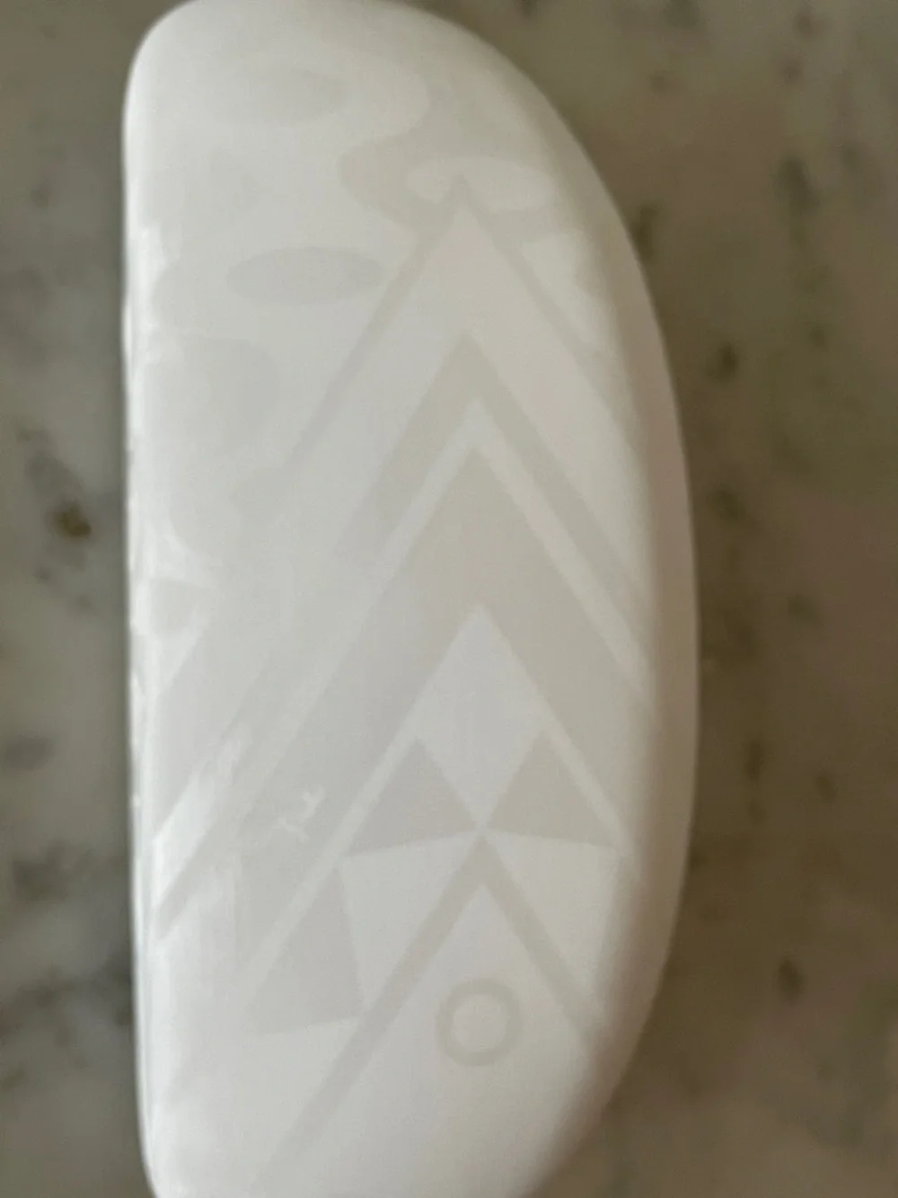 EMILIO PUCCI White Sunglass Hard Clam Shell Large Case